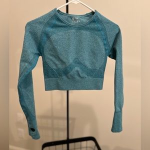 Workout top. Keyhole back. Barely worn.